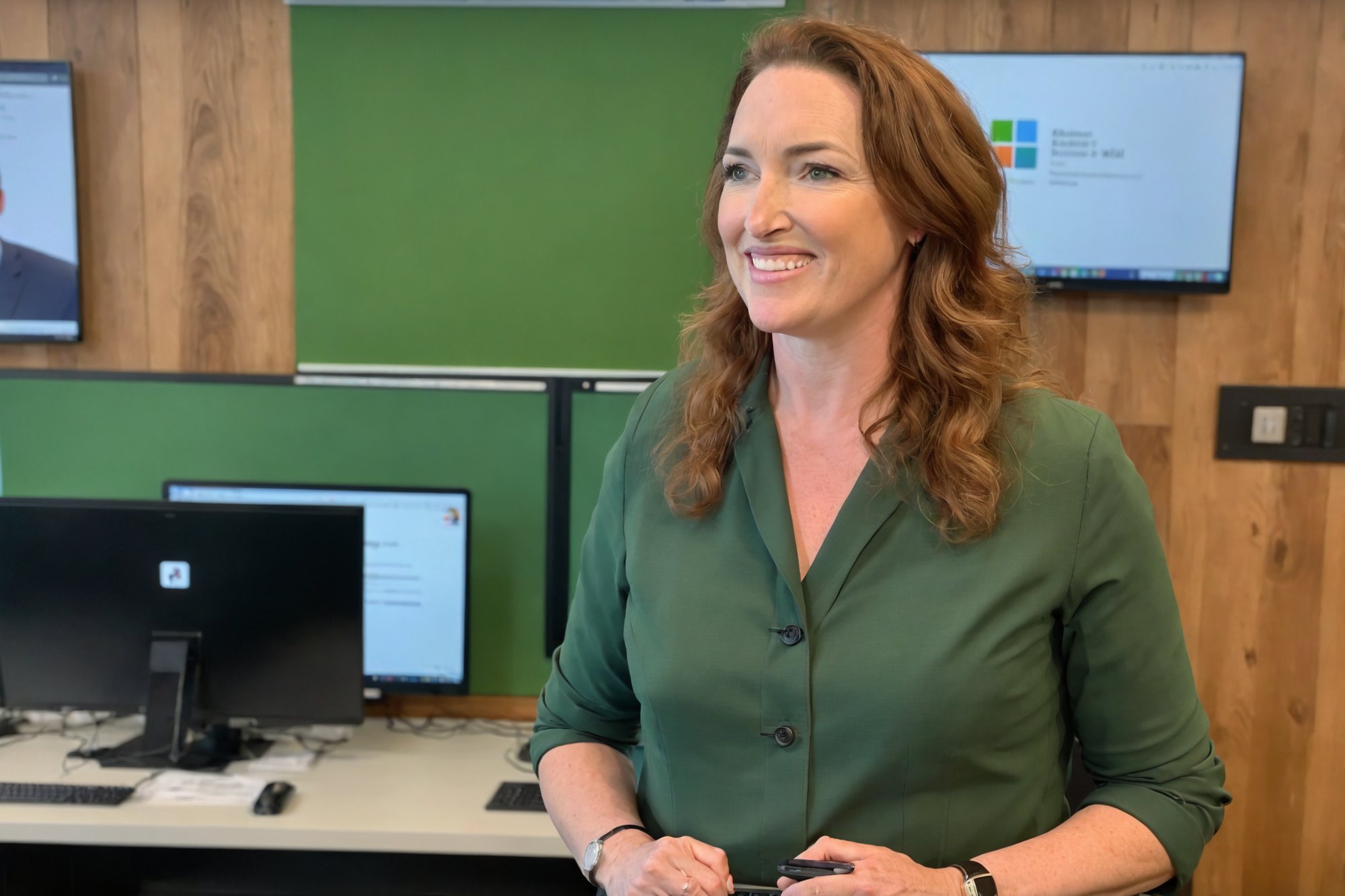 b67cfba5-1-746813-Melanie-woman-facing-away-dual-computer-screens-wearing-business-casual-attire-d b67cfba5-1-746813-Melanie-woman-facing-away-dual-computer-screens-wearing-business-casual-attire-d